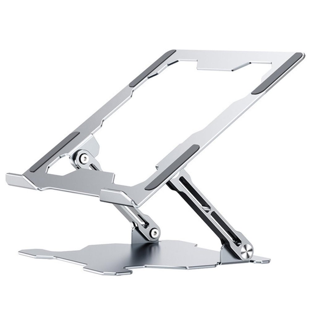 DIYEAH Aluminum Alloy Laptop Riser Holder Desk Stand Laptop Cooling Rack for Treadmill Bed Double Shafts