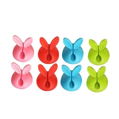 Homoyoyo 16pcs Cord Holders for Cables Self Adhesive Cord Organizers Wire Clip Cable Organizer Clips Easy to Use