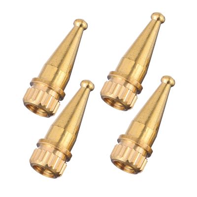 Homoyoyo 4pcs Copper Speaker Feet Spikes Isolation Stands for Amplifiers Turntables Cd Players Protects Floors Easy Installation Design Sound Quality