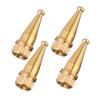 Homoyoyo 4pcs Copper Speaker Feet Spikes Isolation Stands for Amplifiers Turntables Cd Players Protects Floors Easy Installation Design Sound Quality view 1