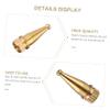 Homoyoyo 4pcs Copper Speaker Feet Spikes Isolation Stands for Amplifiers Turntables Cd Players Protects Floors Easy Installation Design Sound Quality view 3