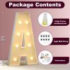 Marquee Letters 3 Feet Tall 3FT Large Light Up Letters A for Backdrop Big Marry Me Sign Birthday Party Decorations Engagement Party Pre-Cut Foam Board view 2