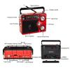 Portable Radio, FM AM SW Full Band Handheld Radio with Long Telescopic Antenna & Tuning Knob, Old Fashion Classic, Support Memory Card (US Plug) view 3