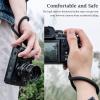 VOVMOEYA Camera Wrist Strap Rope,Camera Hand Strap Compatible with Fujifilm XT5 XH2S Nikon Z30 Z50 Canon EOS R6 R10 R50 Sony A6700 A6400 A6000 A7C II A7IV DSLR Camera - Black view 4