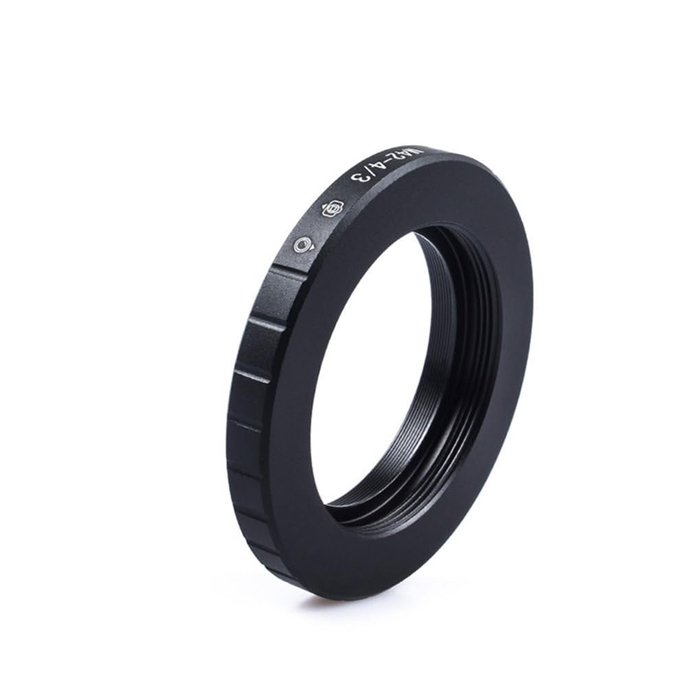CHICHIYANG Aluminum Lens Mount Adapter Ring M42 Mount Lenses to 4/3 Cameras Converter Shooting Accessories for All M42 Mount Lense