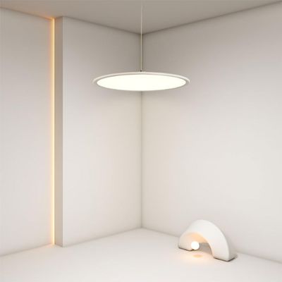 Disc LED Pendant Light Wall Control Hanging Lamp Simple Home LED Chandelier Aluminium Fixture Illumination LED Indoor Lighting Adjustable Lighting for Kitchen Living Dining Room Bedroom (Color (Color