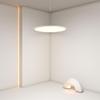 Disc LED Pendant Light Wall Control Hanging Lamp Simple Home LED Chandelier Aluminium Fixture Illumination LED Indoor Lighting Adjustable Lighting for Kitchen Living Dining Room Bedroom (Color (Color view 1