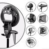 Ldbuejiaja Speedlites Bracket for AD200Pro AD400Pro V1 Round Head Speedlites V860II TT685 TT350 TT685 TT600 S Type Bracket Type Bracket view 2
