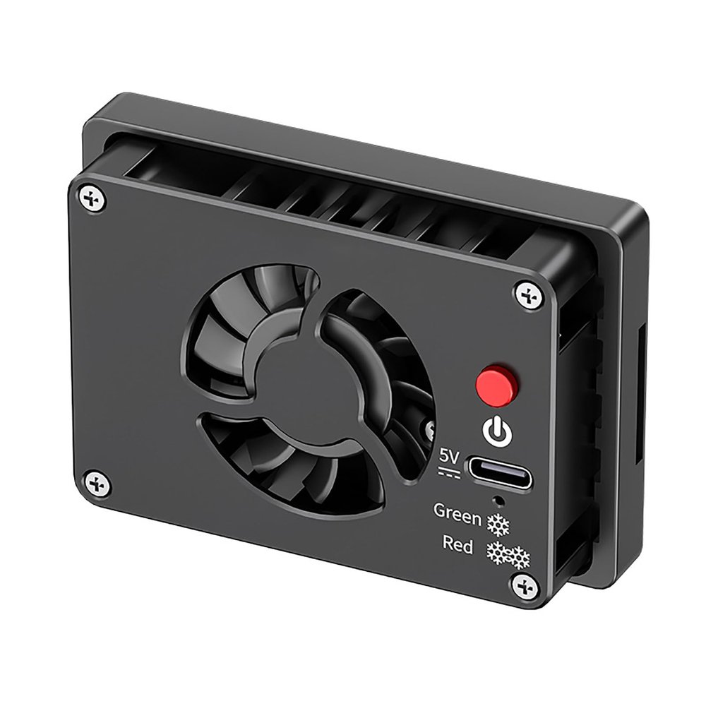 Ldbuejiaja Efficient Camera Cooling Fan Semiconductor Coolers 2-Gear Adjustable for ZVE1/A6700 for R7R8 for XS10 XH2S Replace Semiconductor Cooling Fan for Cameras