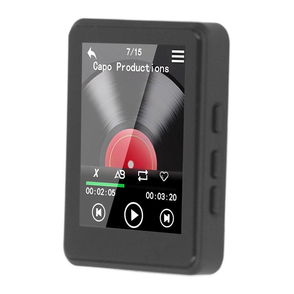 MP3 Player with Bluetooth, Built in HiFi Speaker 2.4 Inch MP4 Player, Up to 128GB Portable HiFi Music Player with E Book Picture Viewer Video Recorder (with 32G