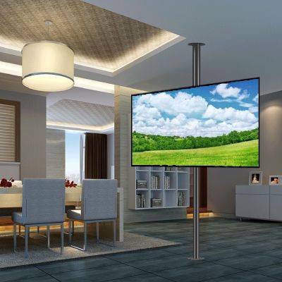 tv Mount,Hang Smart tv Mount, Partition Wall Rotating Rack Rotating TV Cabinet Rotating Base - LCD TV 360 Degree Rotating Frame Floor Stand - 32-75inch LED Screen Display (Size : 170-205cm) (Size : 6