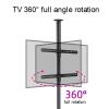 tv Mount,Hang Smart tv Mount, Partition Wall Rotating Rack Rotating TV Cabinet Rotating Base - LCD TV 360 Degree Rotating Frame Floor Stand - 32-75inch LED Screen Display (Size : 170-205cm) (Size : 6 view 3