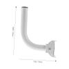 Homoyoyo Weatherproof Antenna Mount Tv Antenna Poles Bracket Cb Wall Mount Bracket view 2
