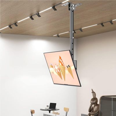 AthuaH Corner tv Wall Mount,tv Mount, 360 Deg Rotation Tilt Swivel TV Mount, Ceiling TV Mount, Fits 26-60 Inch TVs, VESA Max 400x400mm, Load 50Kg/110Lbs (Size : 4M) (Size : 1M)