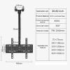 AthuaH Corner tv Wall Mount,tv Mount, 360 Deg Rotation Tilt Swivel TV Mount, Ceiling TV Mount, Fits 26-60 Inch TVs, VESA Max 400x400mm, Load 50Kg/110Lbs (Size : 4M) (Size : 1M) view 2