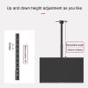 AthuaH Corner tv Wall Mount,tv Mount, 360 Deg Rotation Tilt Swivel TV Mount, Ceiling TV Mount, Fits 26-60 Inch TVs, VESA Max 400x400mm, Load 50Kg/110Lbs (Size : 4M) (Size : 1M) view 3