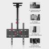 AthuaH Corner tv Wall Mount,tv Mount, 360 Deg Rotation Tilt Swivel TV Mount, Ceiling TV Mount, Fits 26-60 Inch TVs, VESA Max 400x400mm, Load 50Kg/110Lbs (Size : 4M) (Size : 1M) view 4