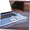 jojofuny 2pcs Ergonomic Laptop Stand Laptop Cooling Pad Aluminum Alloy Material Portable Notebook Holder Stand view 3