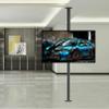 Corner tv Wall Mount,tv Mount, LCD TV 360 Degree Rotating Frame Floor Stand Partition Wall Rotating Rack Rotating TV Cabinet Rotating Base, Fits 32-75inch LED Screen Display (Size : 200-29 (Size : 20 view 1