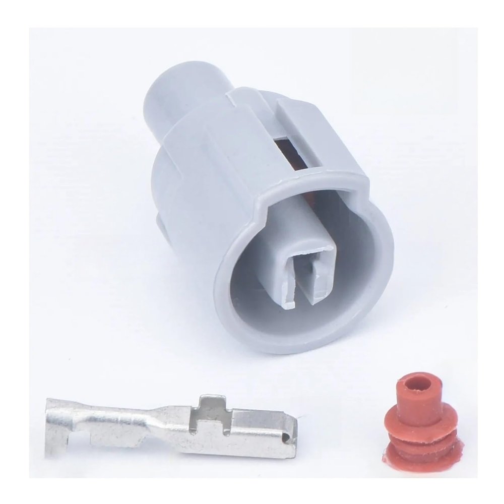 1 Set Grey 1 pin auto Connector Electrical Sen/;SOR pl;/UG Female car Oil pl;/UG Sen/;SOR pl;/UG Automotive Connector forTo/yo;taH/on;da