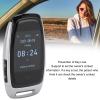 Zunate LCD Smart Key, Keyless Entry Remote Control Car Key Replacement with Zinc Alloy Touch, Wide Compatibility, Anti Key Loss for Start Stop (Silver) view 3