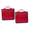 Ciieeo 2pcs Compact Disc Cases Zipper Cd Storage Bin Car Cd Organizer Bag Tote Handle Holder Pu Material view 1