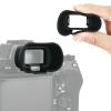 CHICHIYANG Soft Silicone Long Camera Eyecup Viewfinder Protector Hood Spare Parts for Sony A7S III/Alpha 1 Replacing view 2