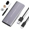 Homoyoyo Portable External Hard Disk Enclosure Dual Protocol Type-c Compact Design for Fast Data Transfer Compatible with Laptops and view 1