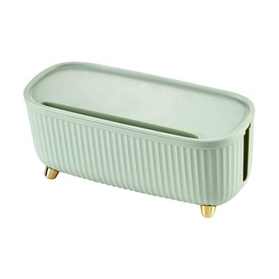 Homoyoyo Cable Organizer Storage Box Collapsible Outdoor Storage Bin Lids Abs Material