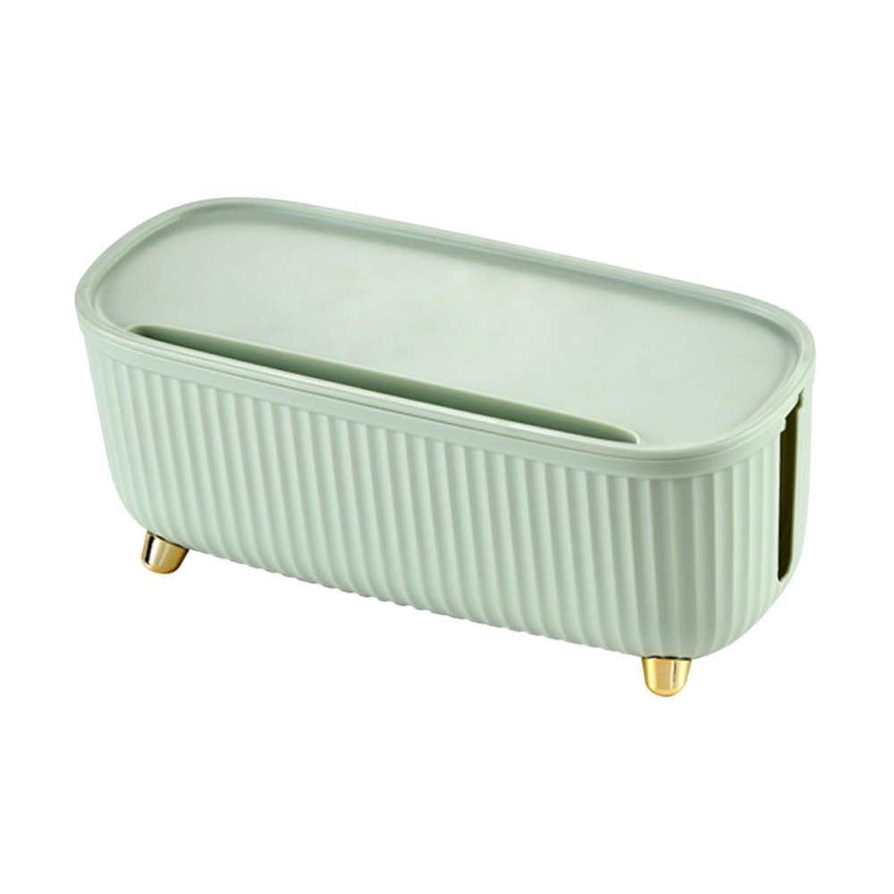 Homoyoyo Cable Organizer Storage Box Collapsible Outdoor Storage Bin Lids Abs Material