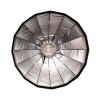 Buff 32" Silver Foldable Beauty Dish with Grid Compatible with Paul C. Buff Flash Strobe Unit view 1