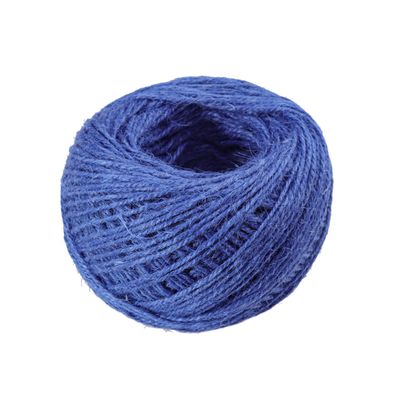 Jute Twine String Rope 100m Blue for Arts Crafts and Decoration