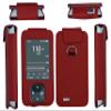 SNK Dexcom G7 / G6 Receiver Fitted Leather Case W/Screen Protector & Lanyard (Red) view 1