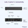 HP USB-C Universal DV4K Docking Station with 100W Power Delivery (1x USB Type-C, 3 USB Type-A, 1 Audio Jack, 2 DisplayPort, 2 HDMI 2.0, 1 RJ-45, Support up to 2 UHD 4K Display) Made by Targus view 3