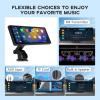 10.26 HD Double Din Car Stereo, Portable and Android Auto Automatic Multimedia Player with Mirror Link for All Vehicles. view 3