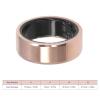 Akozon Smart Ring, Gold BT Sleep Fitness Rings IP68 Smart Ring Health Pedometer Smart Health Ring for Daily Use (21.5mm/0.85in) view 2