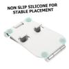 DOITOOL Stable Metal Phone Bracket with Silicone Pad Triangular Design for Phone Holder Stand view 4