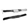 Magnetic Back Support Belt Adjustable Double Strap Lumbar Brace Black M view 2