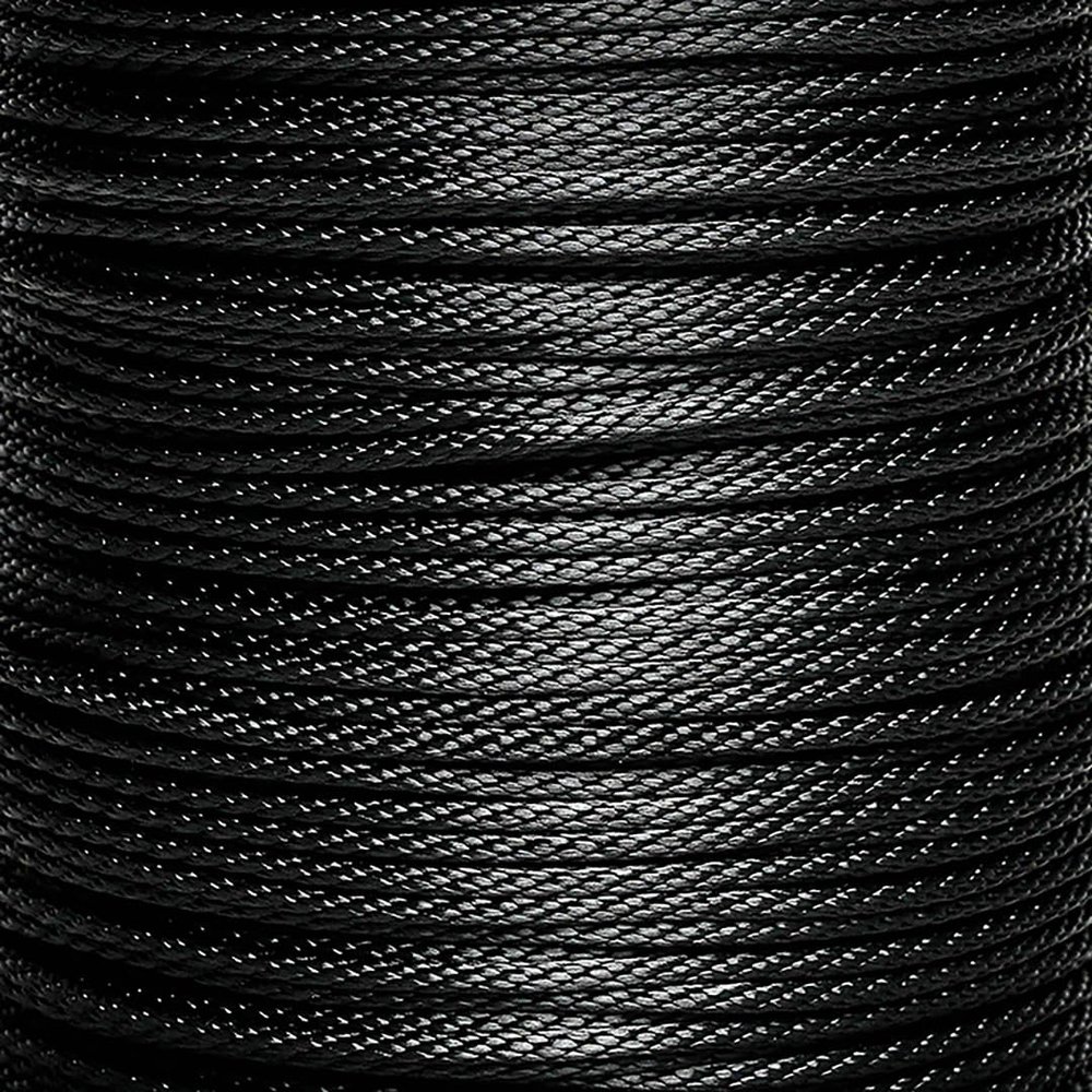 Hercules Bulk Ropes Solid Braid Nylon Rope (Black, 5/16"" x 50')
