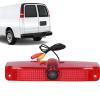 CFTGIW Rear View Camera 3rd Brake Light Position Mounted Fit for Chevy Express Van 20032017, High Resolution with 170 Wide Angle, IP68 Waterproof, Made of PC Material, Suitable for GMC view 2