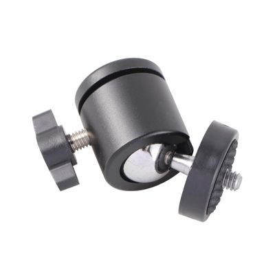 Hoement 2pcs Mini Tripod Head with Thread for Cameras and Camcorders Compact and Sturdy Ball Head for Smooth Rotation and Easy