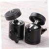 Hoement 2pcs Mini Tripod Head with Thread for Cameras and Camcorders Compact and Sturdy Ball Head for Smooth Rotation and Easy view 4