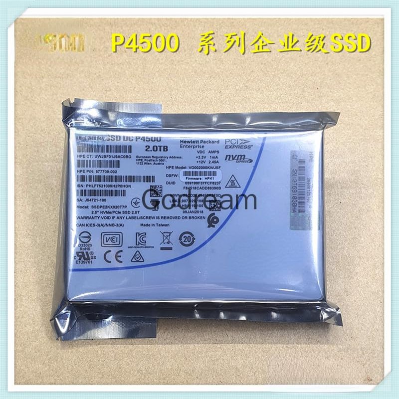Renemxy for P4500 1T 2T 4T U2 PCIE Enterprise SSD P4510