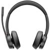 Poly Bluetooth Office Headset - Microsoft Teams Certification - Siri, Google Assistant - Stereo - USB Type C - Wired/Wireless - Bluetooth - 164 ft - 20 Hz - 20 kHz - Over-the-head - Binaural - Ear-cup view 3