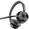 Poly Bluetooth Office Headset - Microsoft Teams Certification - Siri, Google Assistant - Stereo - USB Type C - Wired/Wireless - Bluetooth - 164 ft - 20 Hz - 20 kHz - Over-the-head - Binaural - Ear-cup view 4