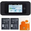AT&T Mobile Hotspot ZTE Velocity MF985 | 4G LTE Portable Mobile WiFi Hotspot for Travel | Unlocked for North and South America | Speed Up To 600 Mbps | Up to 10 Devices | EVDO-LINK Bundle AT&T SimCard view 1