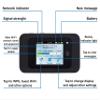 AT&T Mobile Hotspot ZTE Velocity MF985 | 4G LTE Portable Mobile WiFi Hotspot for Travel | Unlocked for North and South America | Speed Up To 600 Mbps | Up to 10 Devices | EVDO-LINK Bundle AT&T SimCard view 3