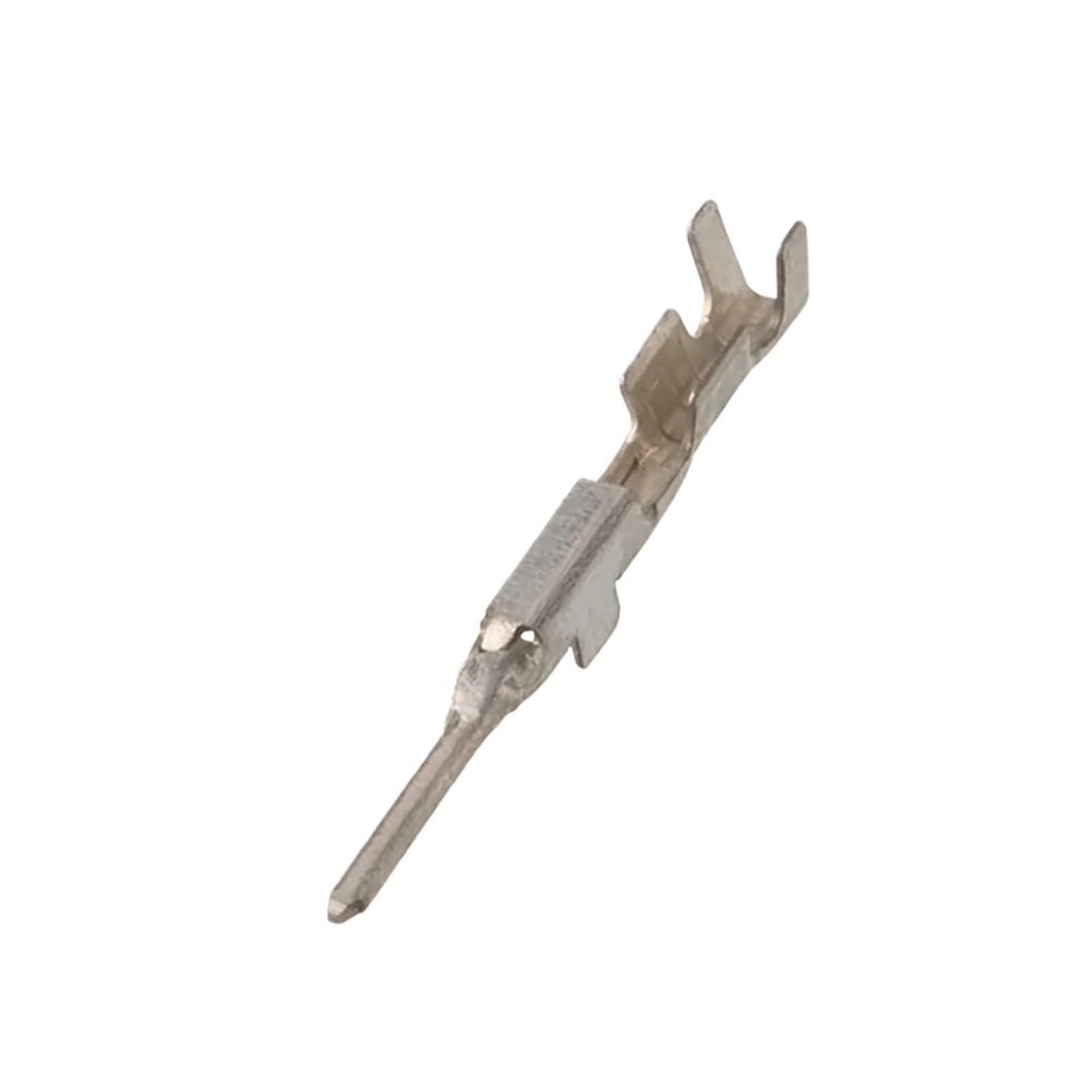 Tongkat Ruiting Store 20-200Pcs 0.6MM Copper Tinned Crimping Terminal Non-Insulated Automotive Electrical Connector Male Pins Terminal DJ612F-1x0.6A (Size : Package 100Pcs)