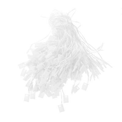 OSALADI 2bags White Price Tag Ropes Durable Fastener Strings for Clothing Tags Craft Display and Price Tagging Lightweight Versatile Easy to Use