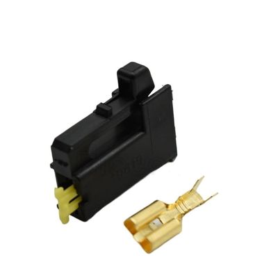 VAIGAI Yige Store 1-5 Sets 1 Pin 178471-2 Connector Auto Horn Socket Fit Compatible to/Y;TA Camry Highlander Coroll 90980-10619a (Size : 5Sets)